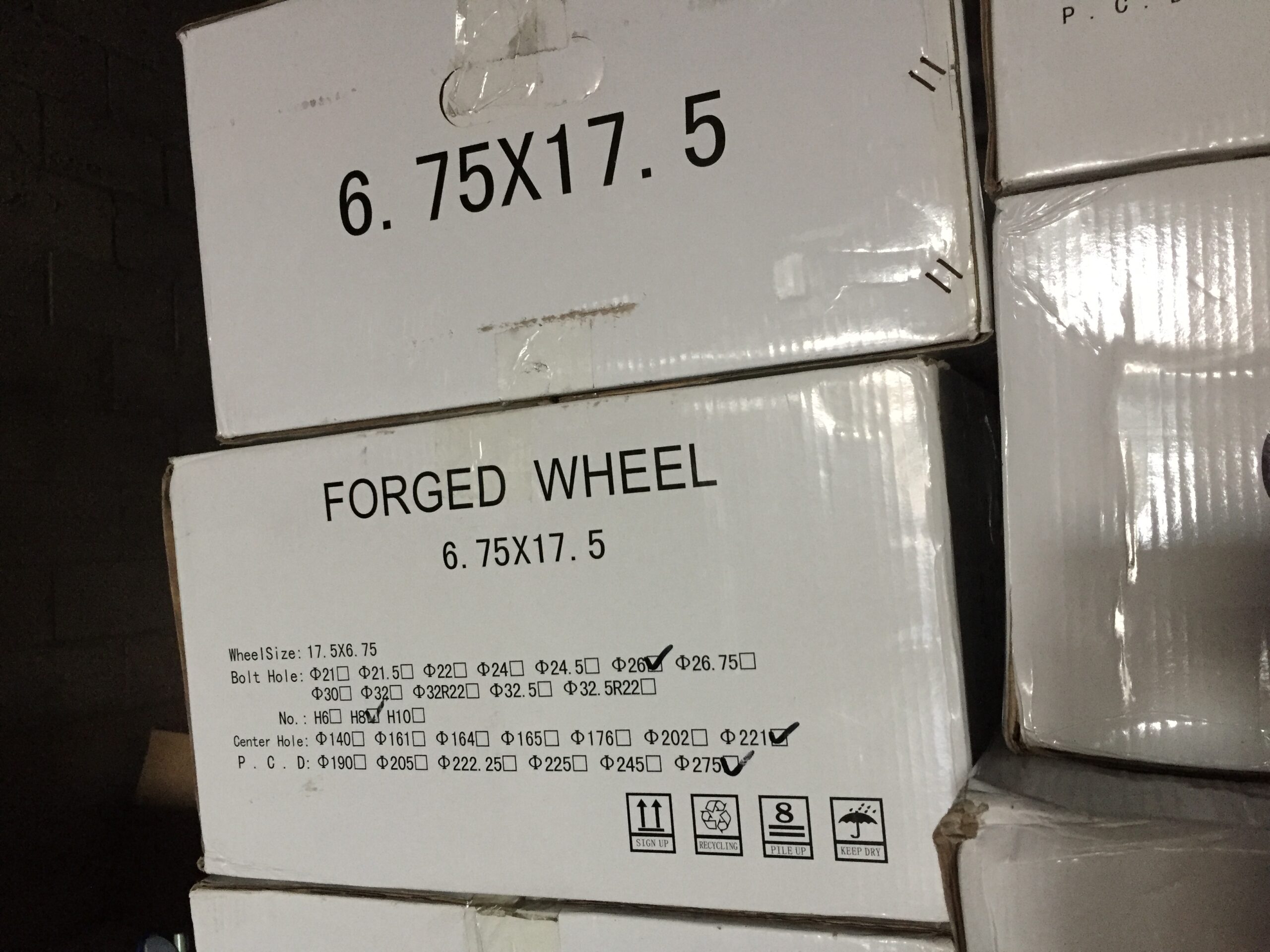 Forged Alumium Wheel, Size: 17.5*6.75 - Image 3